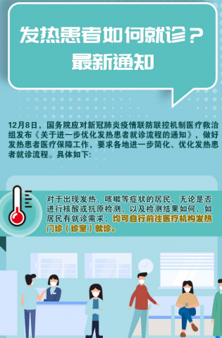 發(fā)熱患者如何就診？最新通知